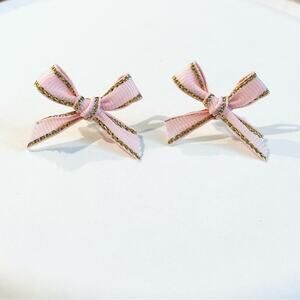 Grosgrain Bow Stud Earrings